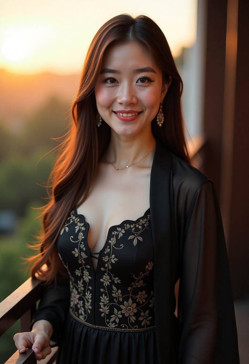 小陈展示徒步背包和户外装备